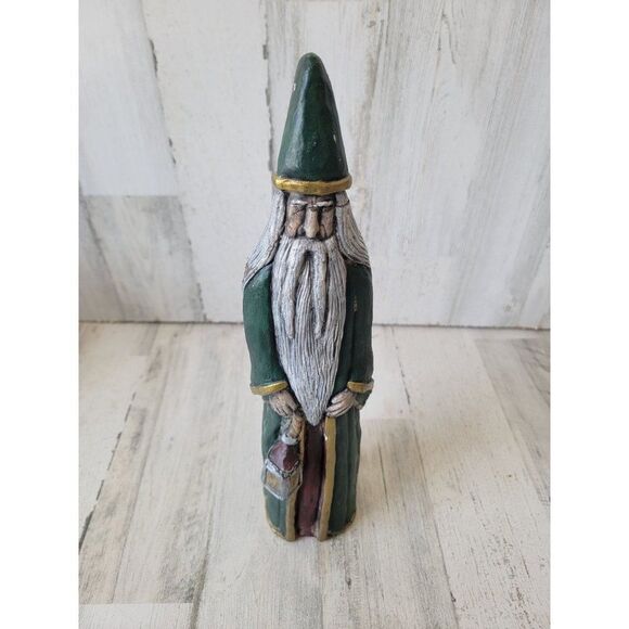 Folkart Santa Claus rustic Xmas Decor figure three kings man - Picture 1 of 15